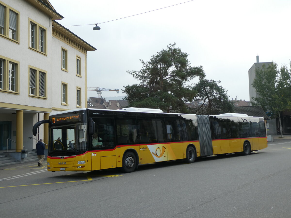 (228'950) - PostAuto Nordschweiz - SO 156'807 - MAN am 12. Oktober 2021 beim Bahnhof Liestal