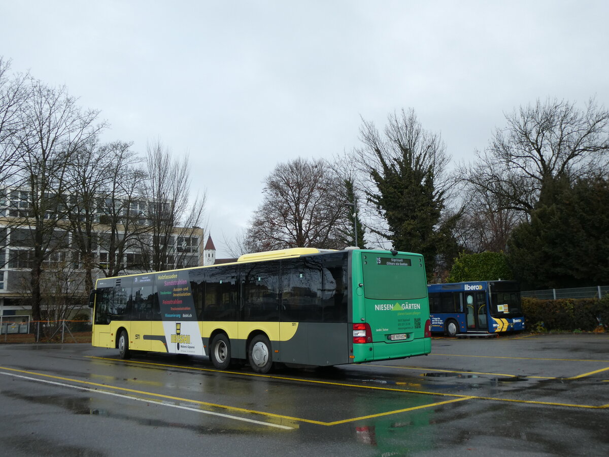 (231'045) - STI Thun - Nr. 602/BE 865'602 - MAN am 5. Dezember 2021 bei der Schifflndte Thun