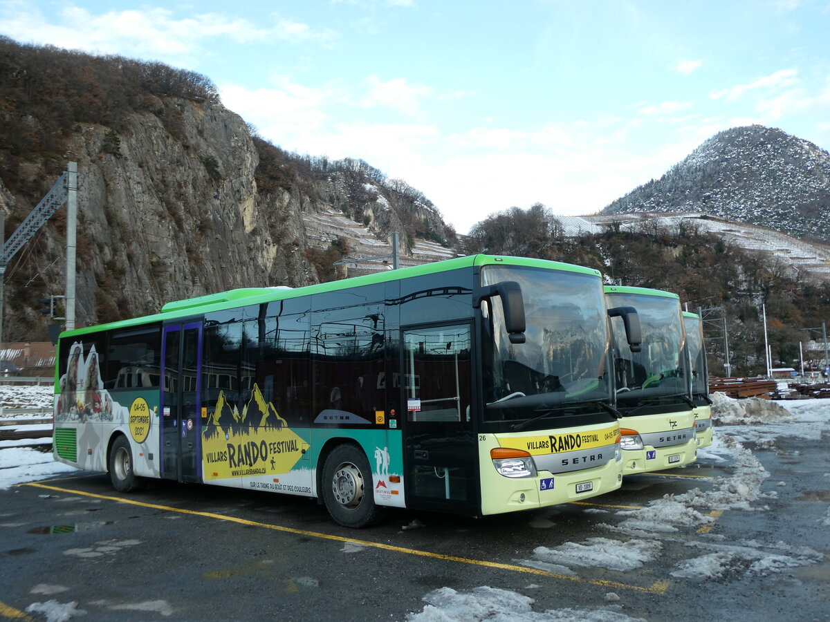 (231'178) - TPC Aigle - Nr. 26/VD 1009 - Setra (ex Volnbusz, H-Budapest) am 12. Dezember 2021 in Aigle, Dpt