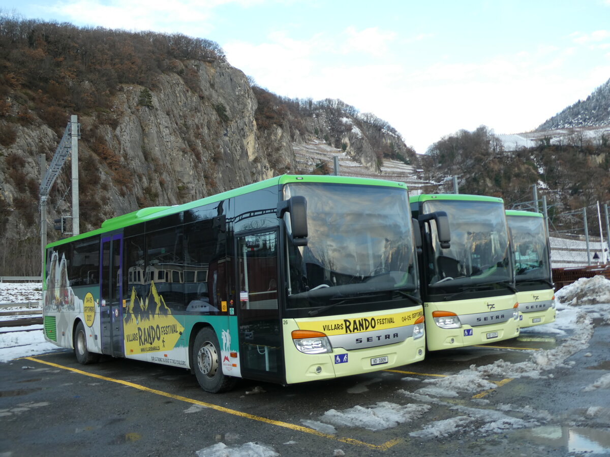 (231'179) - TPC Aigle - Nr. 26/VD 1009 - Setra (ex Volnbusz, H-Budapest) am 12. Dezember 2021 in Aigle, Dpt