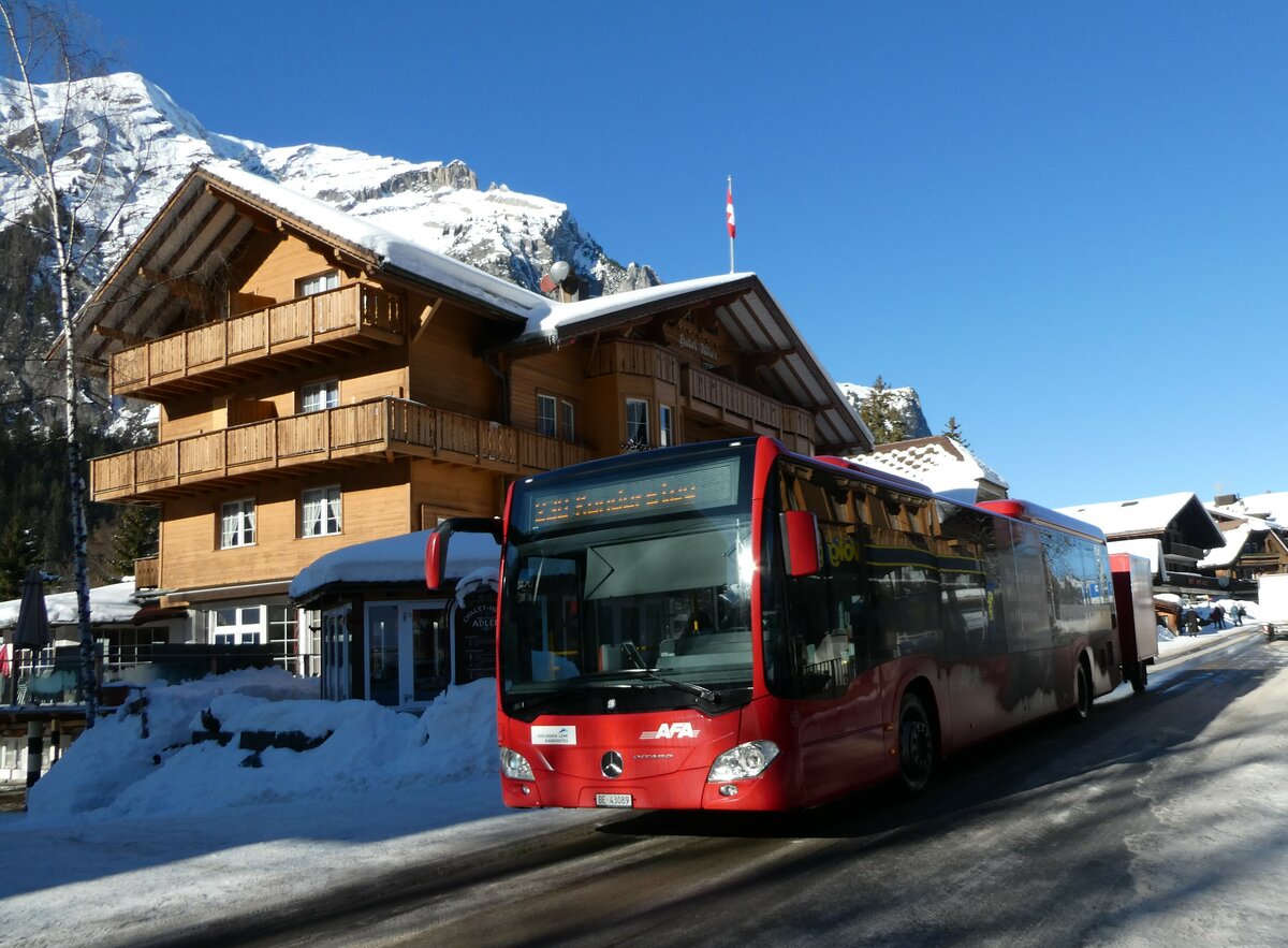 (231'375) - AFA Adelboden - Nr. 28/BE 43'089 - Mercedes am 16. Dezember 2021 in Kandersteg, Victoria