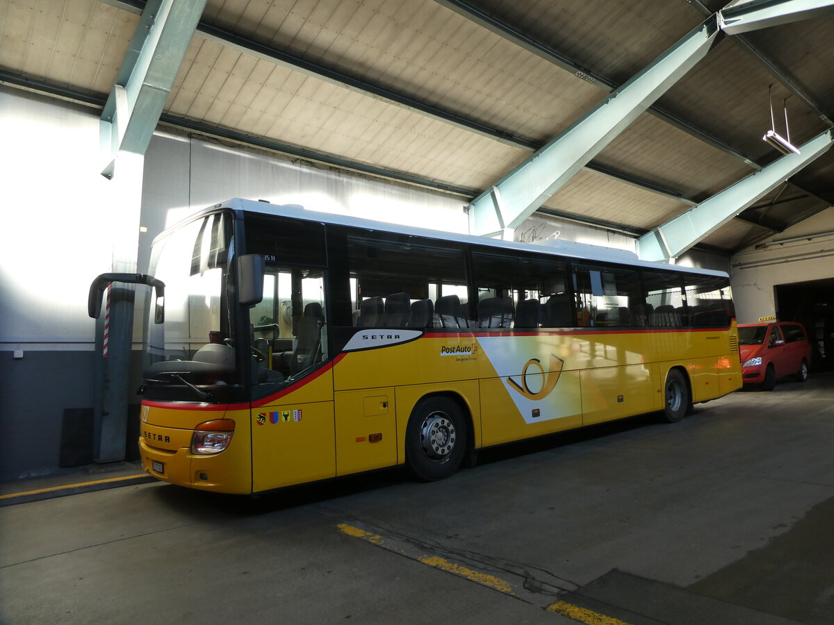 (231'382) - PostAuto Bern - Nr. 73/BE 171'453 - Setra (ex AVG Meiringen Nr. 73) am 16. Dezember 2021 in Adelboden, Busstation (Einsatz AFA)