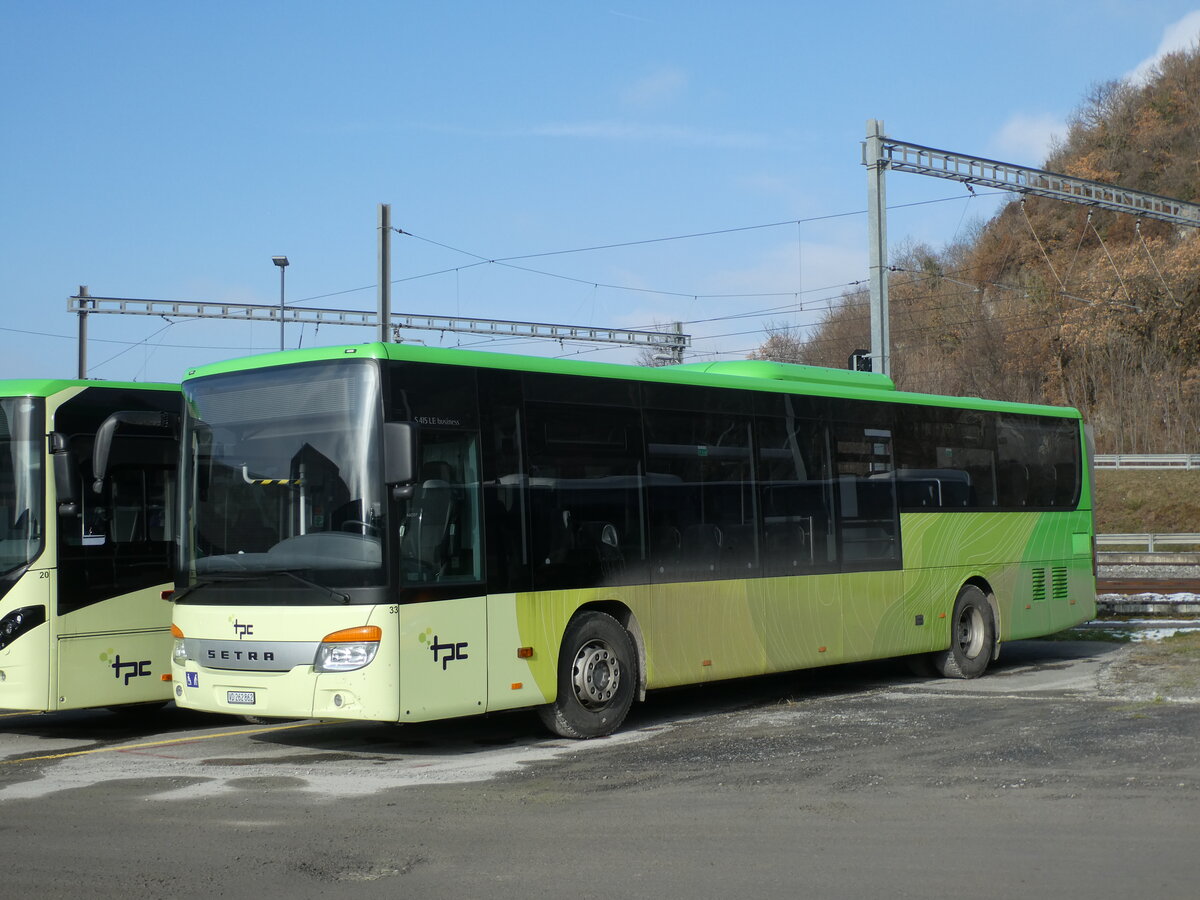 (231'461) - TPC Aigle - Nr. 33/VD 262'862 - Setra (ex Volnbusz, H-Budapest) am 18. Dezember 2021 in Aigle, Dpt