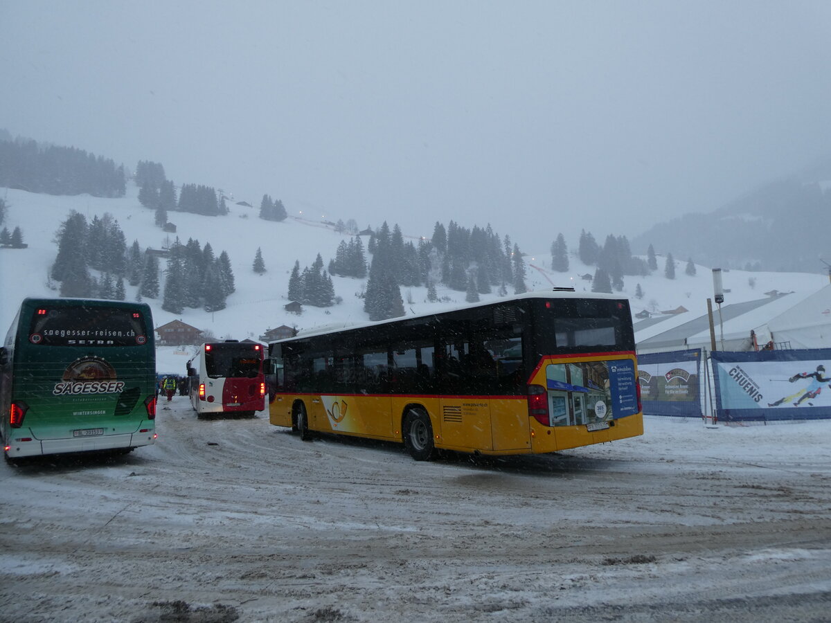 (231'835) - Wieland, Murten - Nr. 52/FR 300'635 - Setra am 9. Januar 2022 in Adelboden, Weltcup