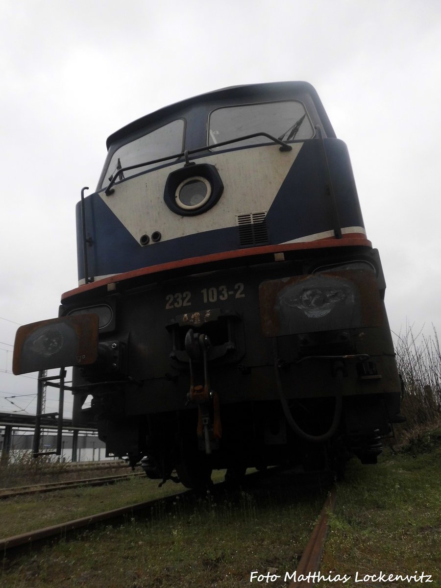 232 103 der LEG (ex Raildox in Delitzsch am 3.4.17