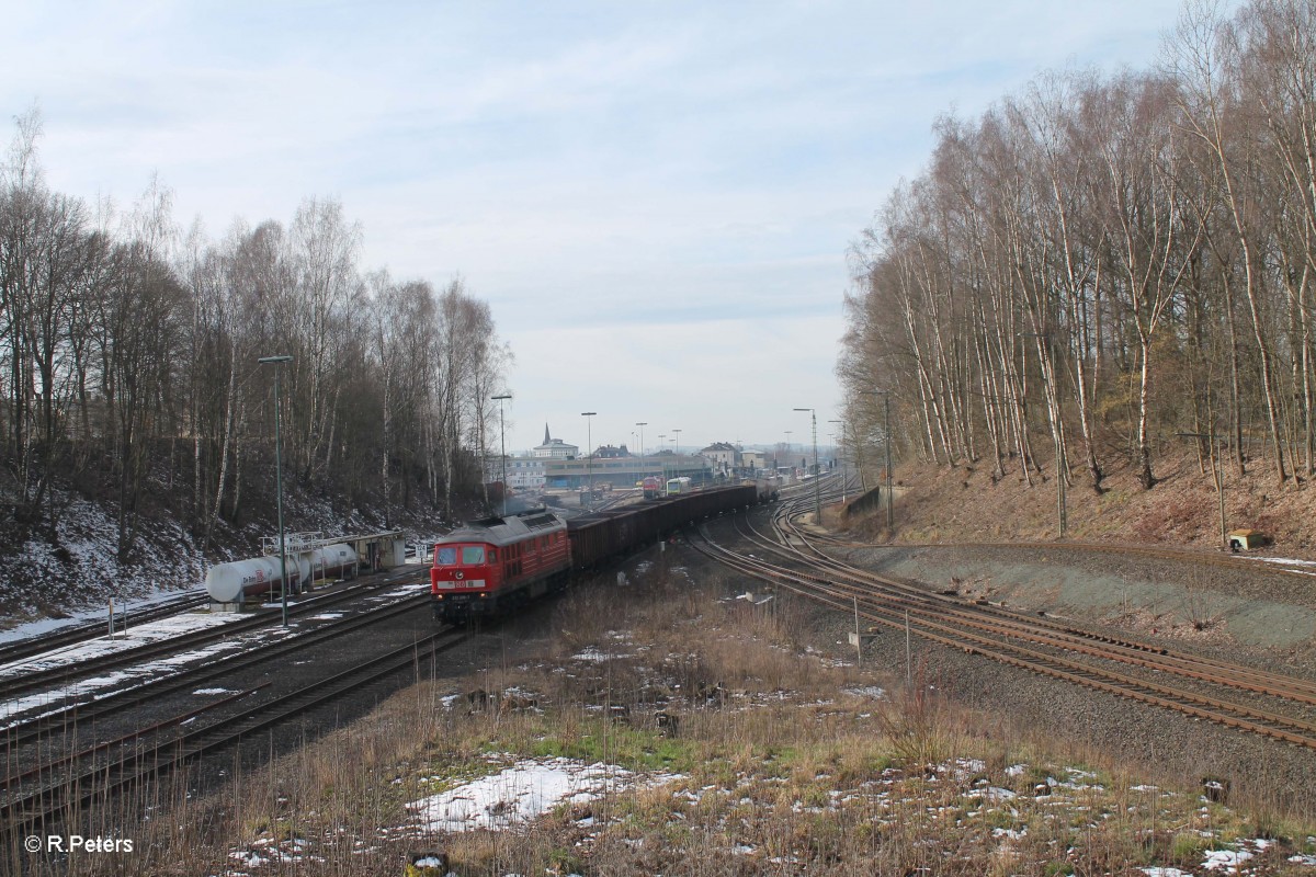 232 209-7 verlässt Marktredwitz mit dem EZ45362 Nürnberg - Cheb. 05.03.16