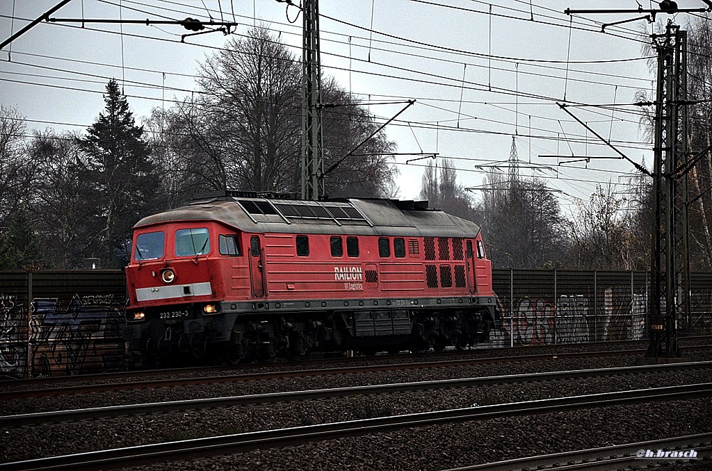 232 230-3 fuhr lz durch hh-harburg,29.11.14