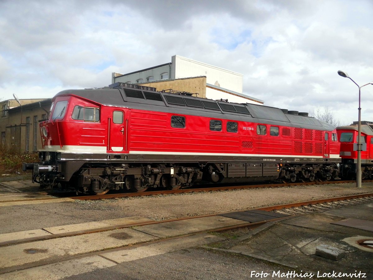 232 238 der LEG in Delitzsch am 18.3.17