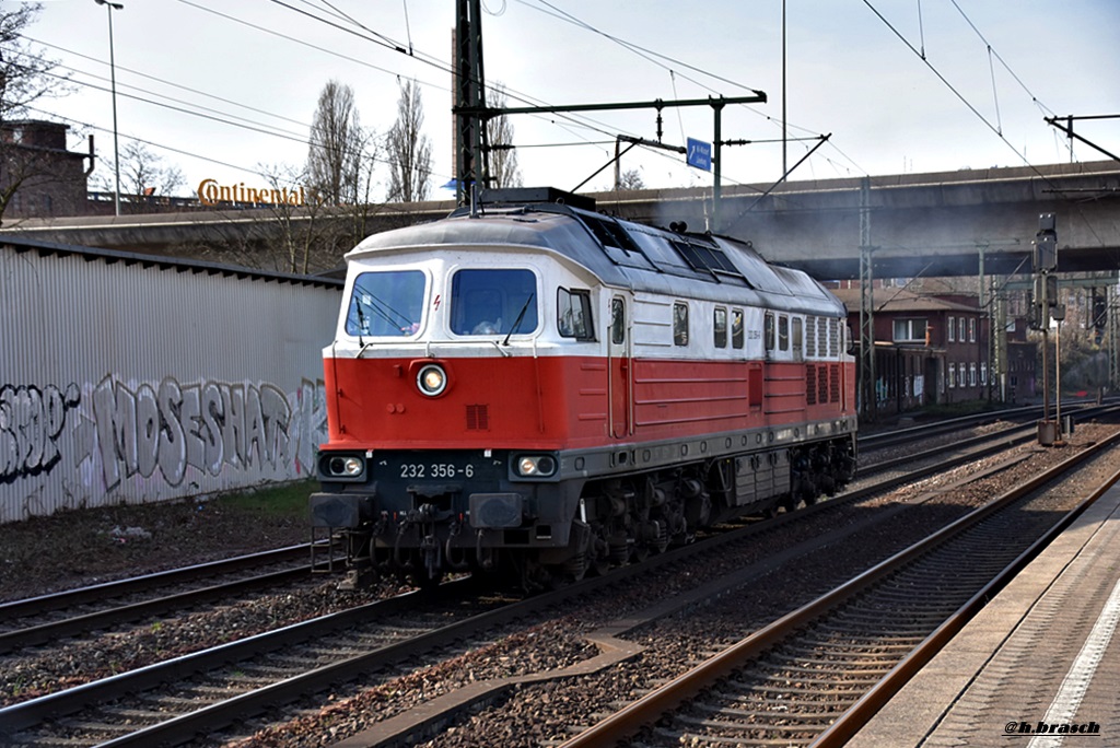 232 356-6 fuhr lz durch hh-harburg,31.03.17