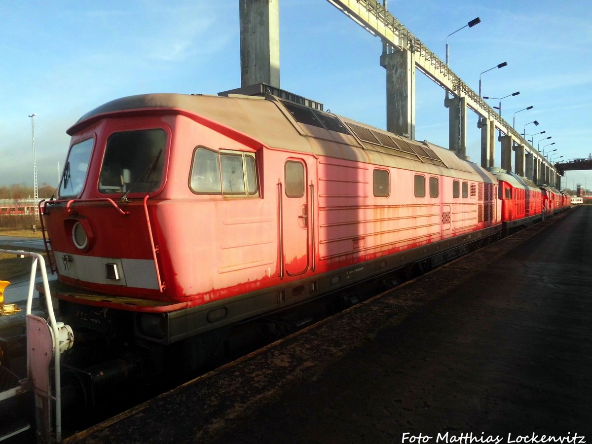 232 461 abgestellt in Mukran am 28.12.16