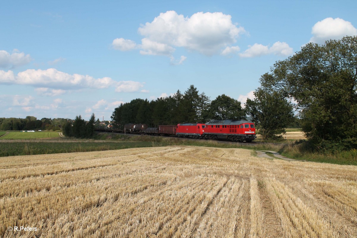 232 569-4 + 185 341-5 mit dem 51651 Leipzig Engelsdorf - Nürnberg bei Waldershof. 27.08.14