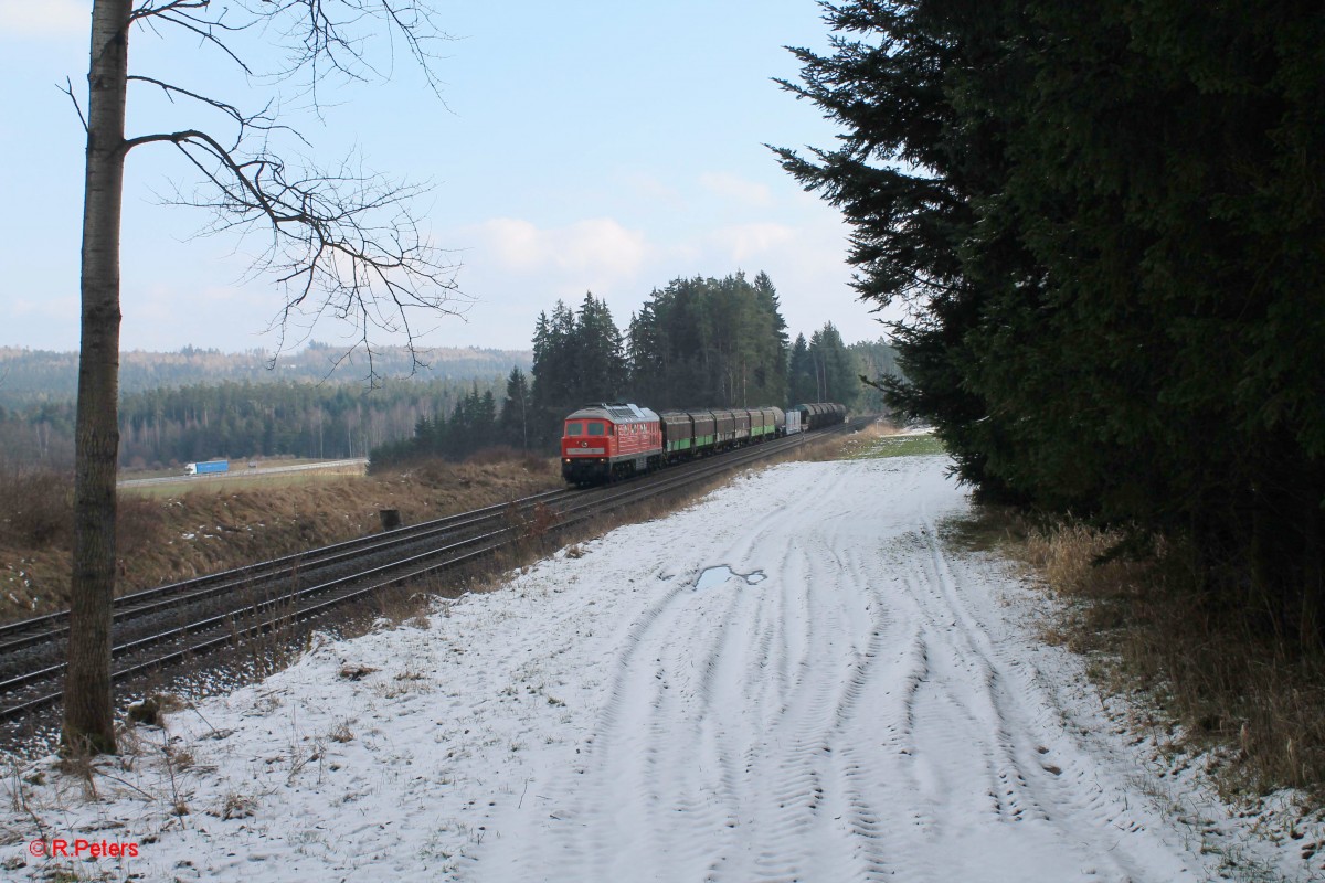 232 569 mit dem 45365 NNR - XTCH kurz vor Pechbrunn. 18.02.16