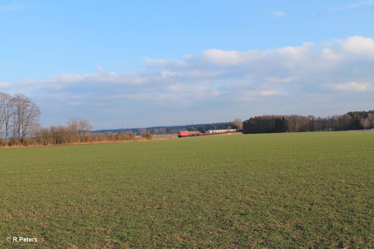 232 589 mit dem Frankenwald-Umleiter 51724 Nürnberg - Leipzig bei Oberteich. 18.02.16