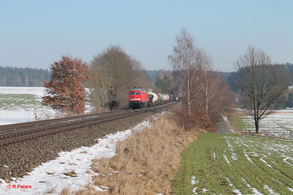 232 609-8 zieht den 45365 NNR - XTCH bei Naabdemenreuth. 17.02.15