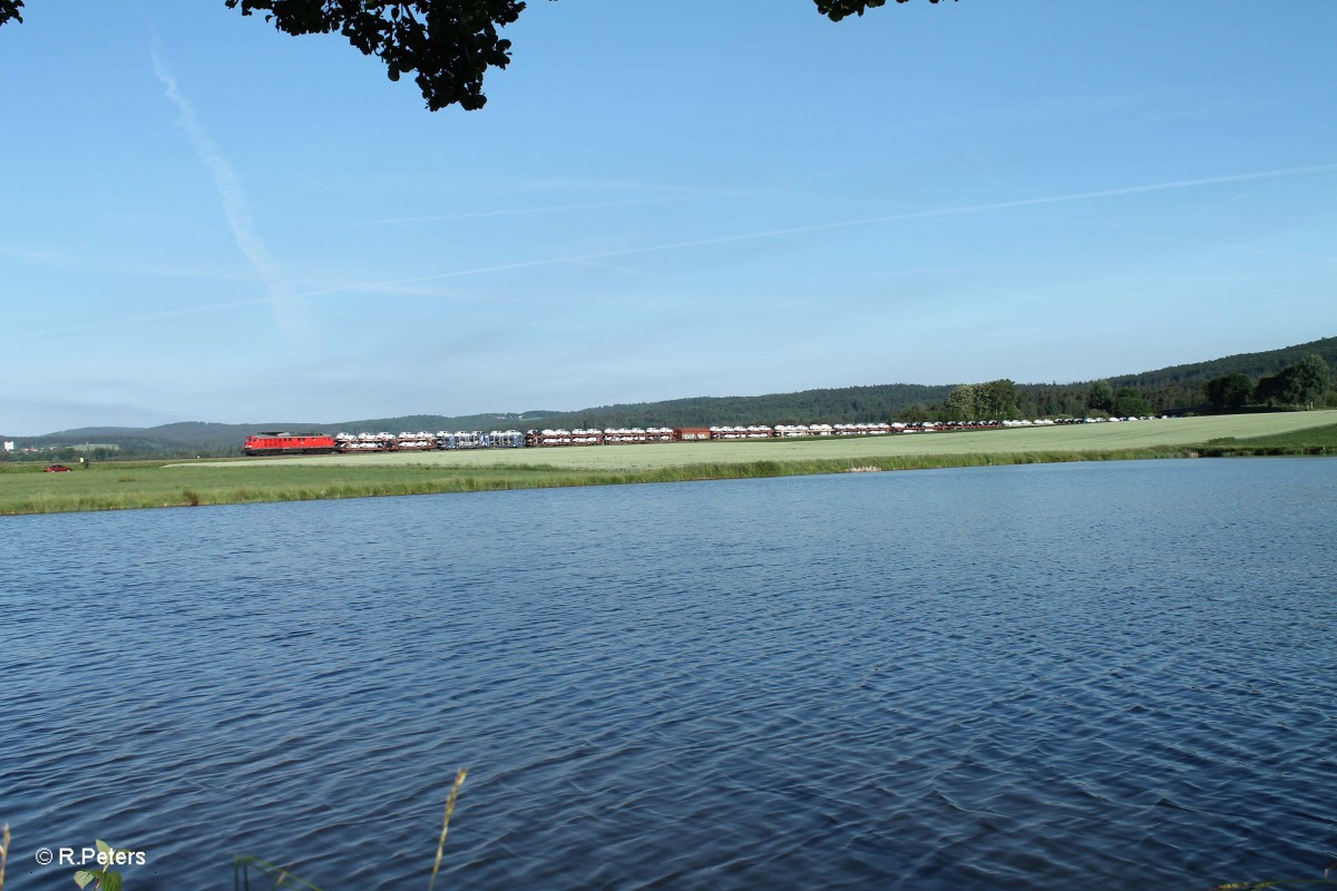 232 703 mit dem 51783 DZW - NNR bei Oberteich. 17.06.15