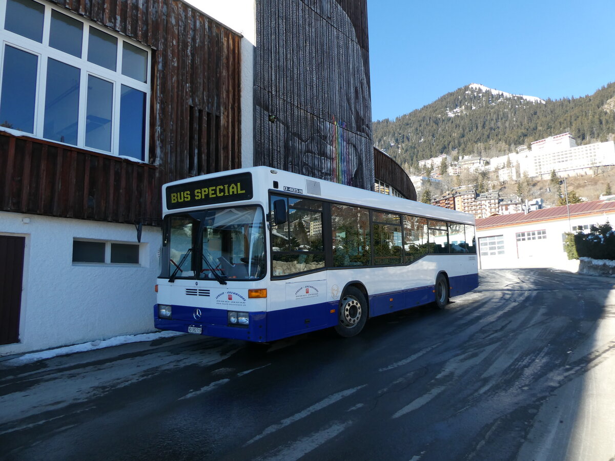 (232'285) - Leysin-Excursions, Leysin - VD 382'719 - Mercedes (ex AAGL Liestal Nr. 54) am 22. Januar 2022 in Leysin, Garage