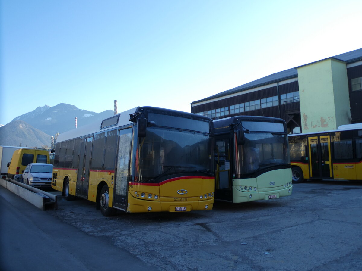 (232'317) - TPC Aigle - Nr. CP21/VD 374'494 - Solaris am 23. Januar 2022 in Collombey, Garage