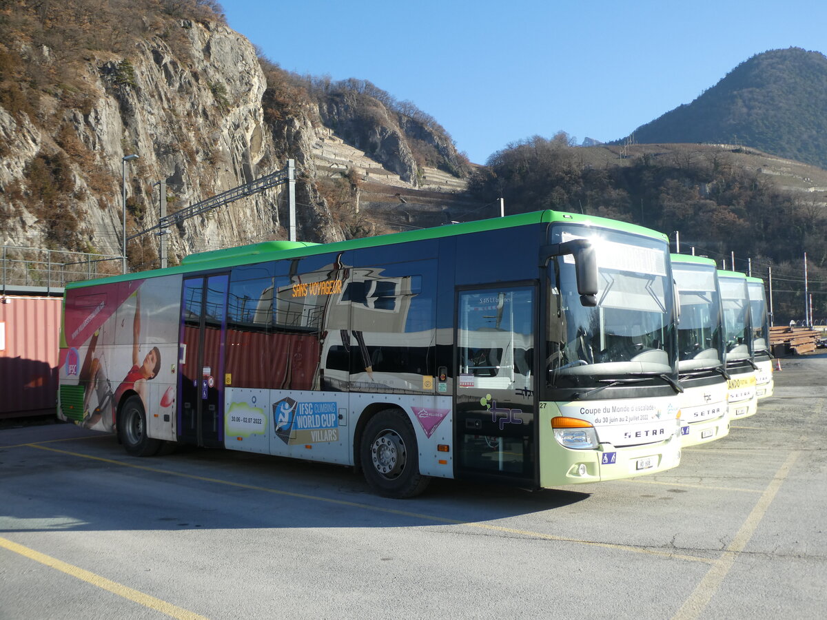 (232'340) - TPC Aigle - Nr. 27/VD 608 - Setra (ex Volnbusz, H-Budapest) am 23. Januar 2022 in Aigle, Dpt