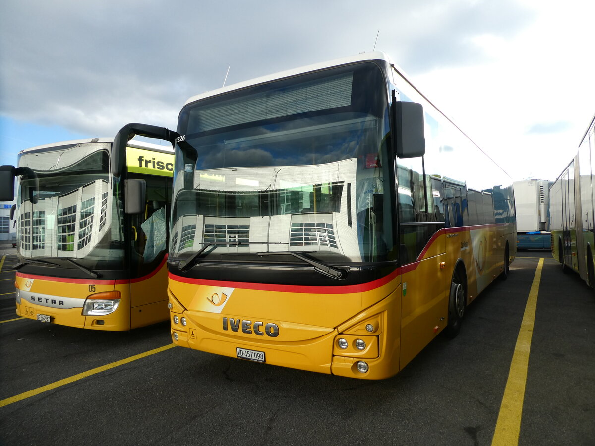 (232'565) - CarPotal Ouest - VD 457'098 - Iveco am 30. Januar 2022 in Kerzers, Interbus