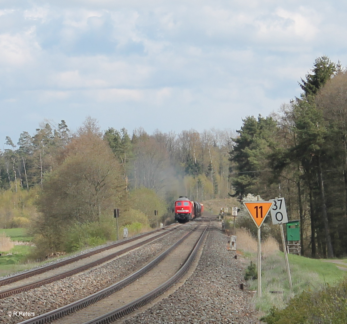 233 093 zieht bei Oberteich den 51717 Nürnberg - Seddin Frankenwald Umleiter. 24.04.16