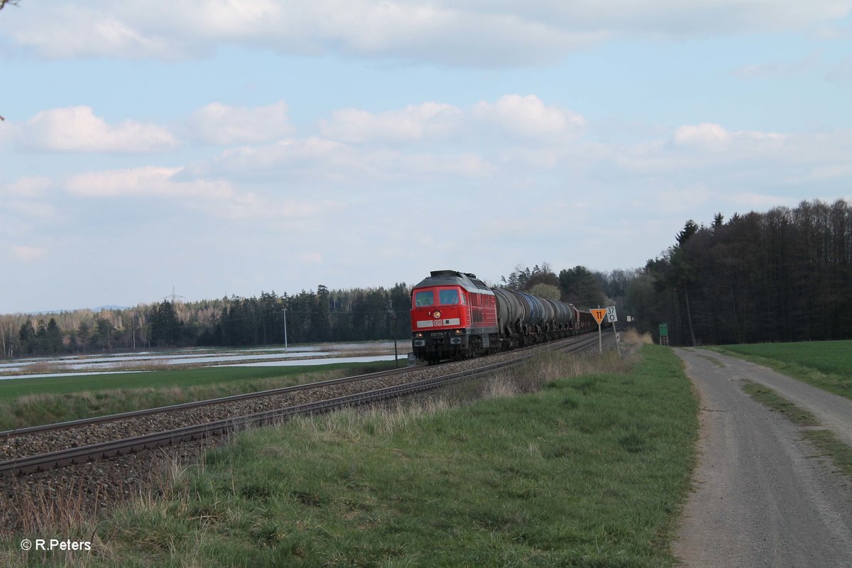 233 176-7 mit dem 51717 Nürnberg - Leipzig Engelsdorf Frankenwald Umleiter. 10.04.16