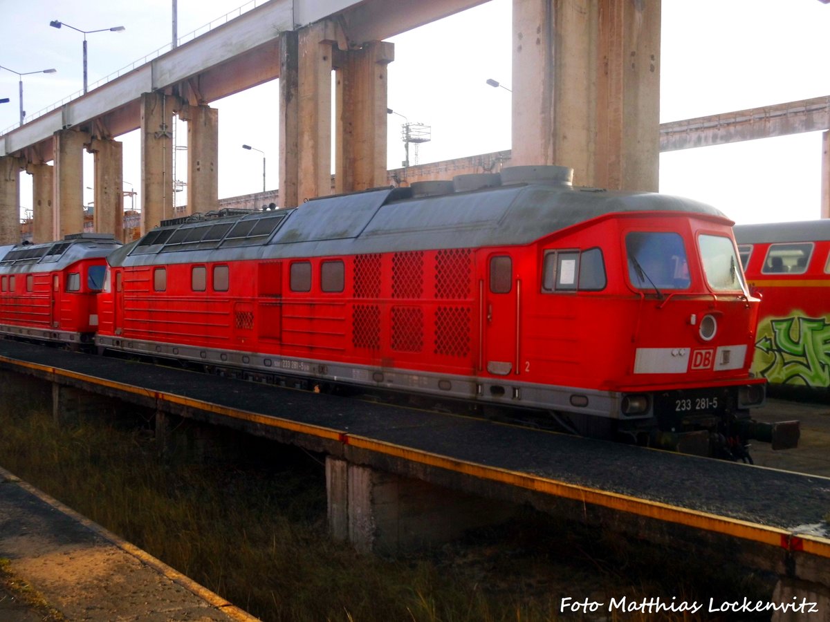 233 281 abgestellt in Mukran am 28.12.16