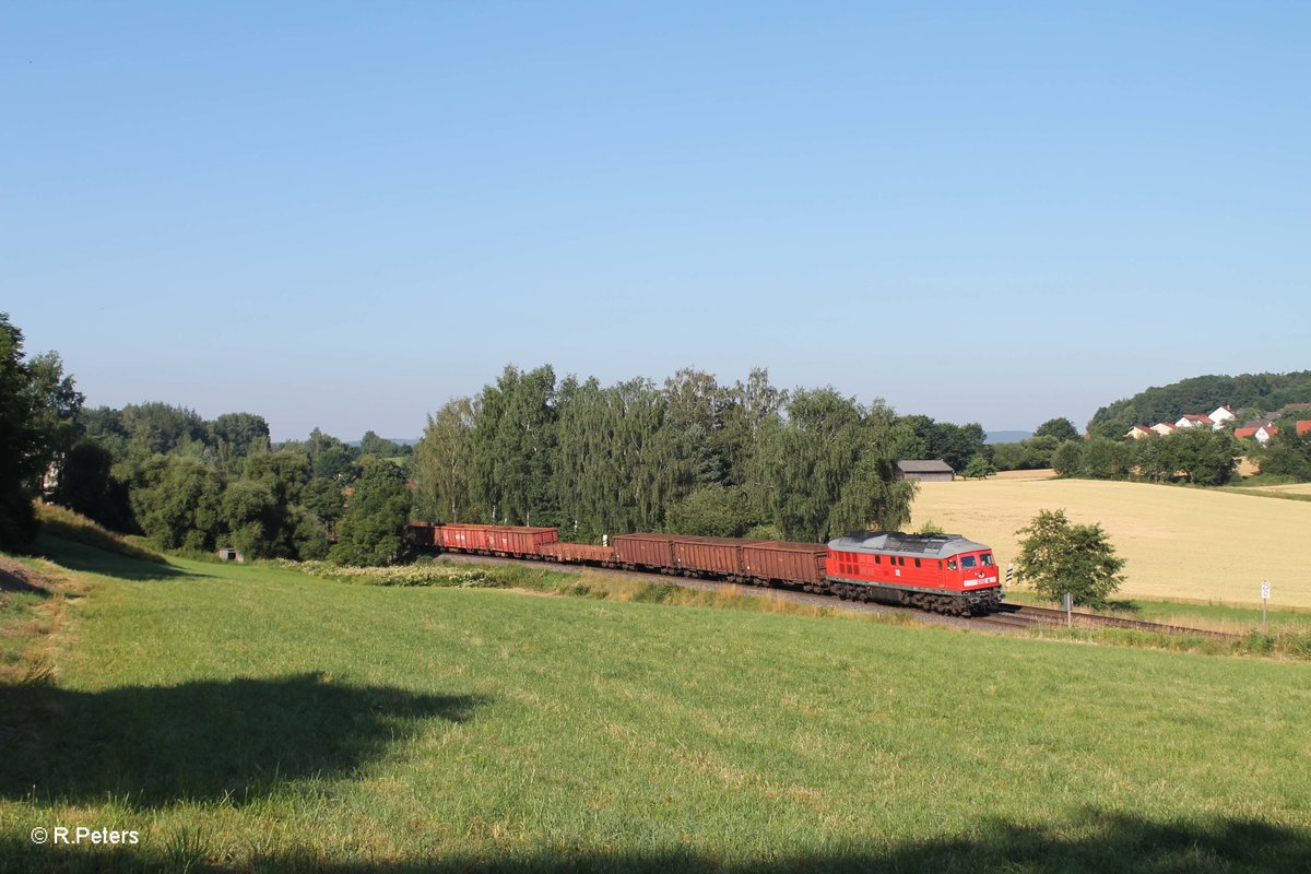 233 322-7 mit dem 45367 NNR - XTCH bei Letten. 19.07.16