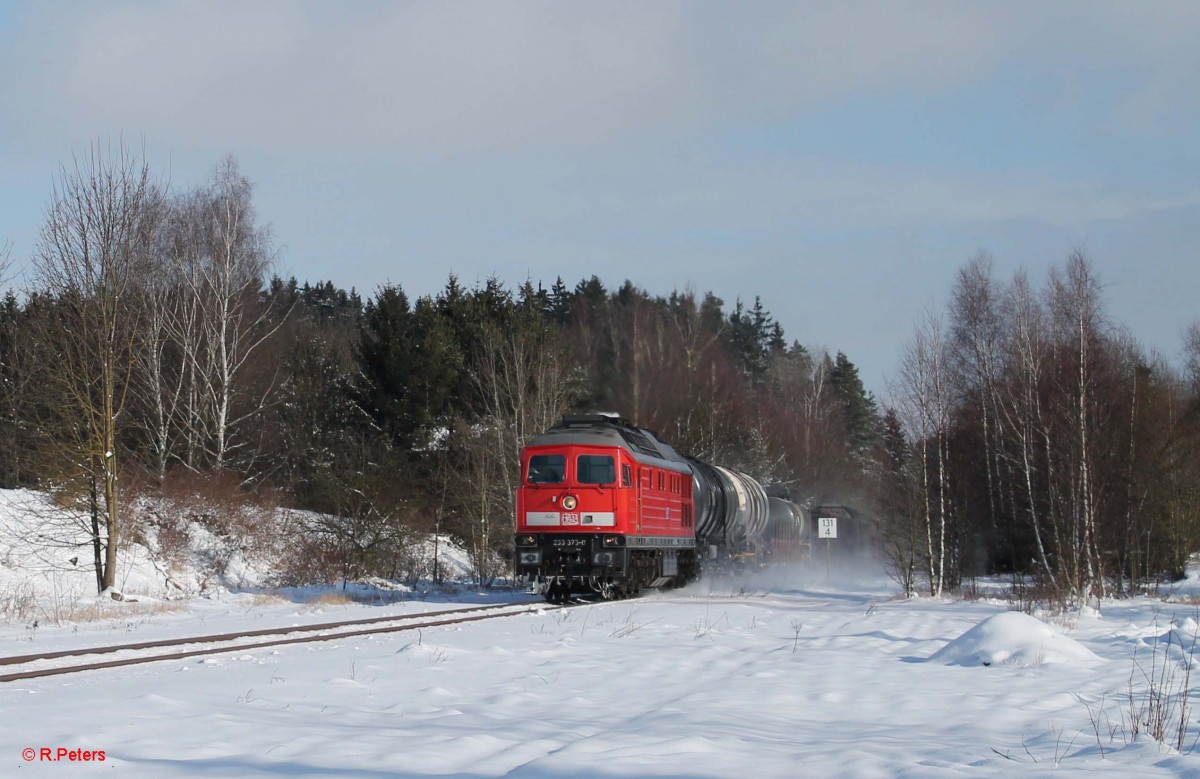 233 373-0 mit dem dem 45362 Cheb - Nürnberg in Seußen. 01.02.15