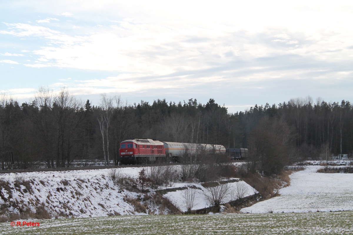 233 452 mit dem 45369 südlich von Wiesau. 07.02.14