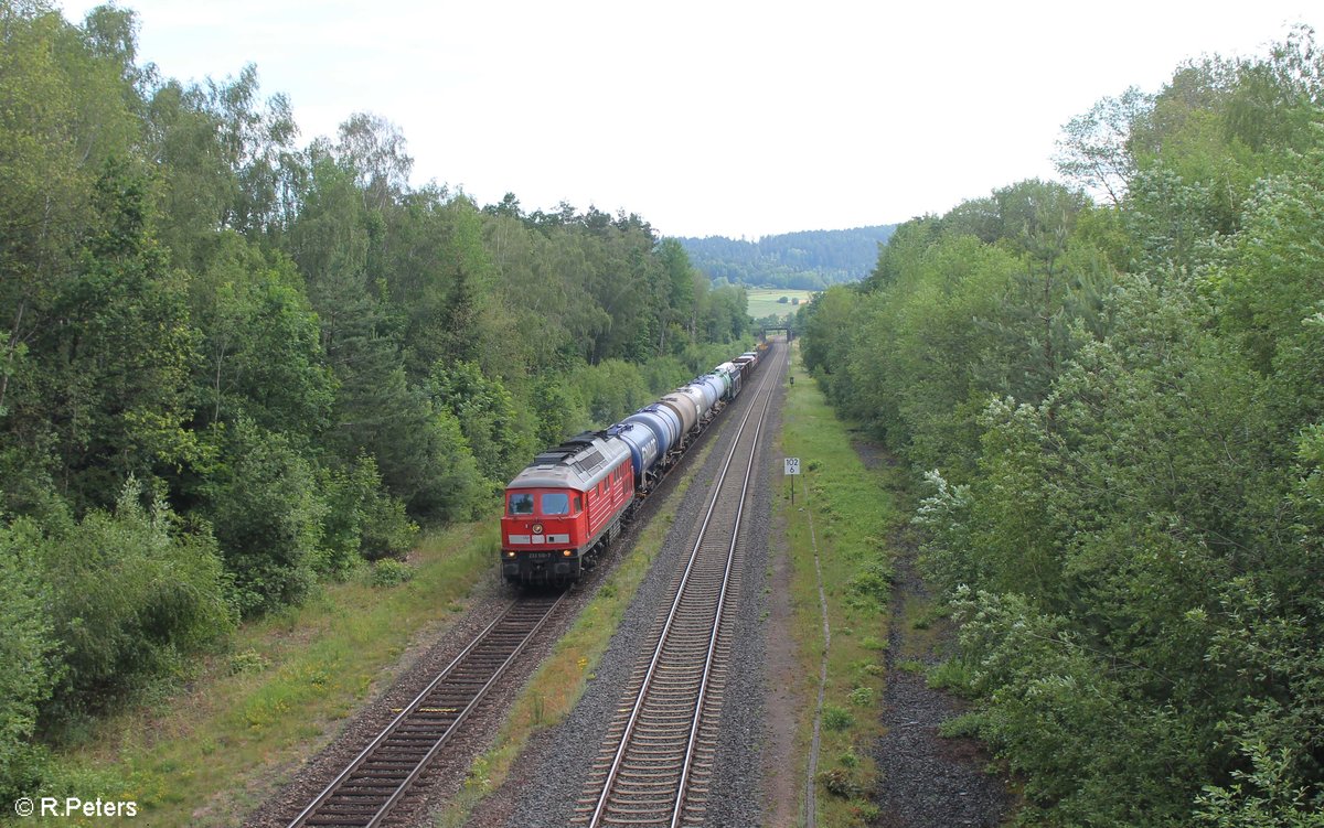 233 510-7 zieht den EZ 51717 DZW - NNR bei Immenreuth. 20.06.19