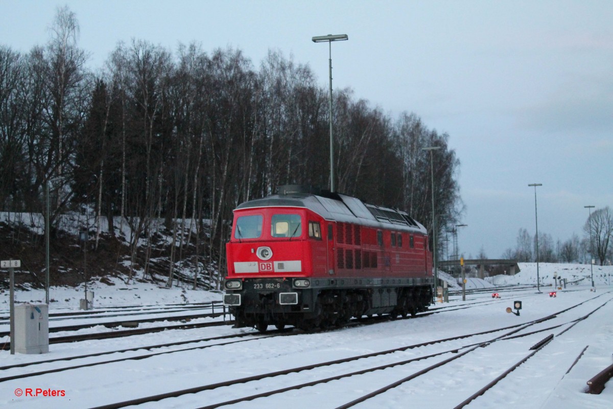 233 662-6 abgestellt in Marktredwitz. 08.02.15