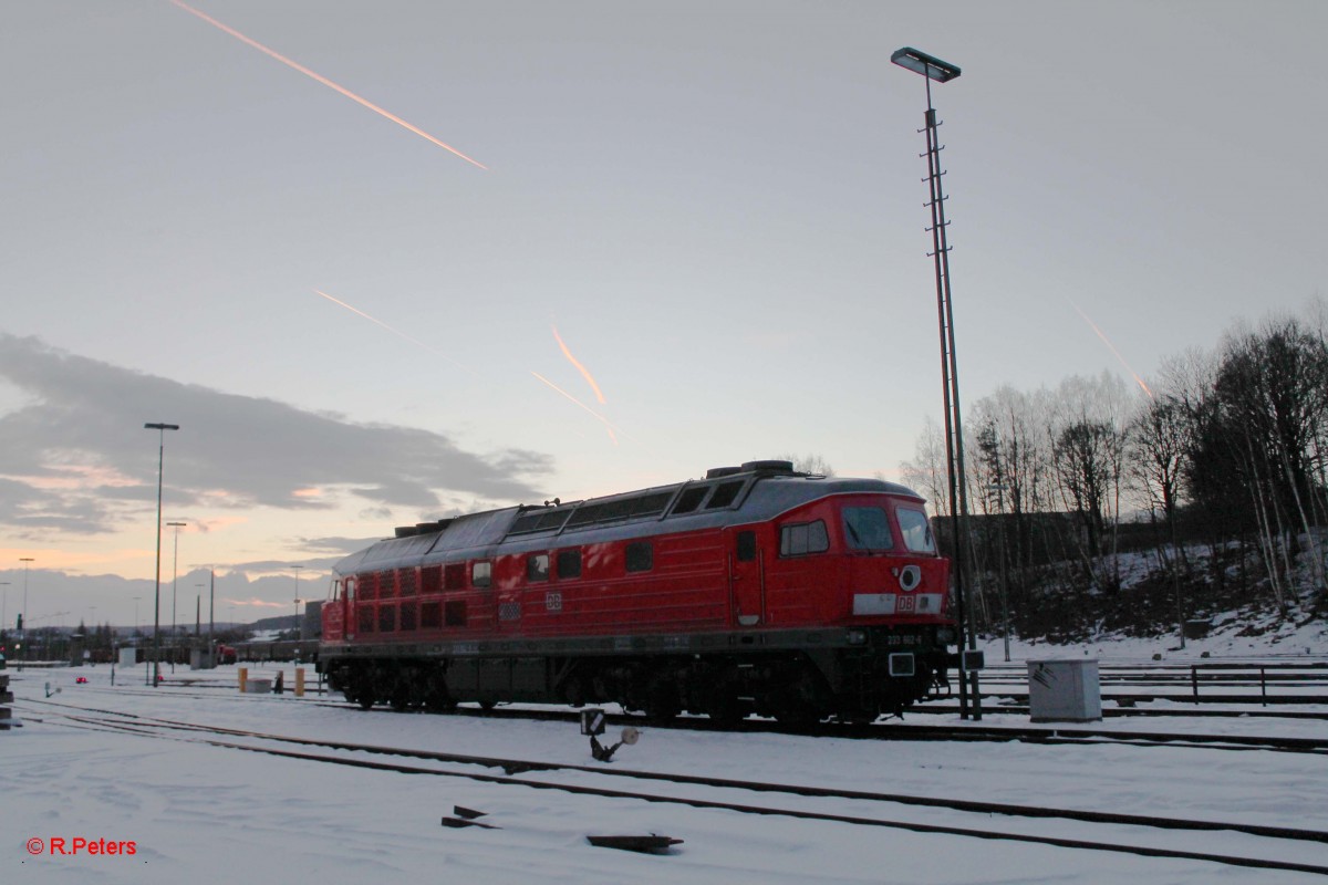 233 662-6 abgestellt in Marktredwitz. 08.02.15