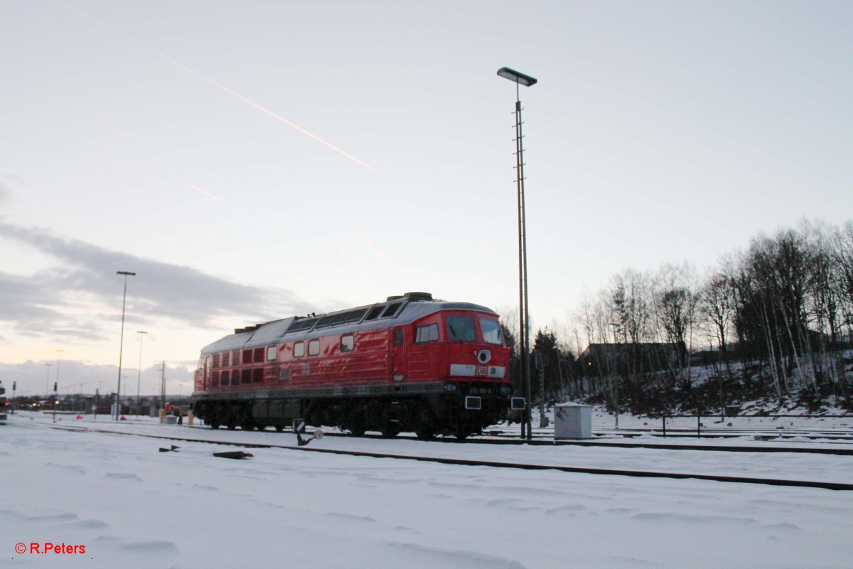 233 662-6 abgestellt in Marktredwitz. 08.02.15