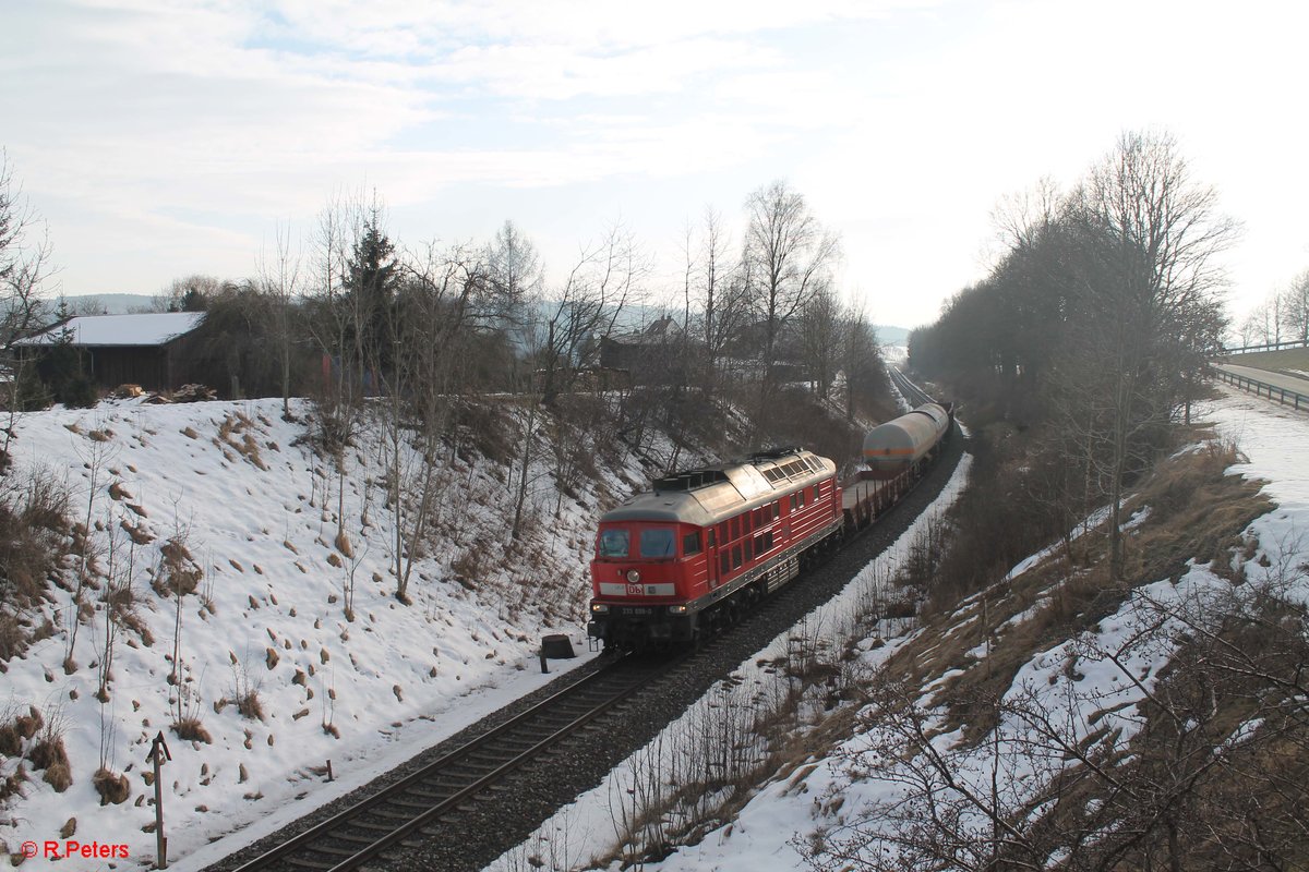 233 698-0 mit dem 45365 NNR - XTCH bei Seußen. 16.02.17