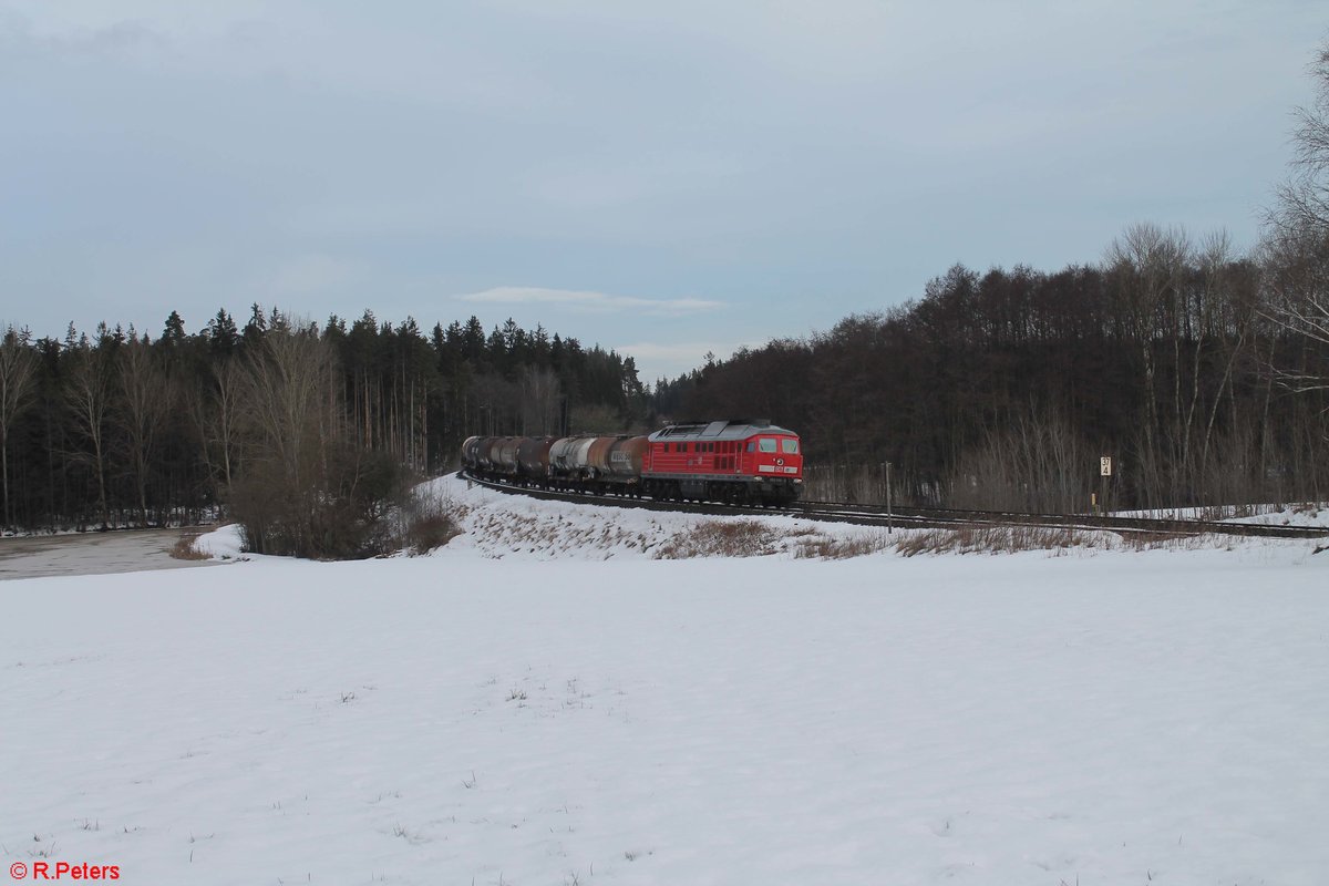 233 698 mit dem Umleiter EZ 51612 Halle - Nürnberg bei Oberteich. 22.01.21