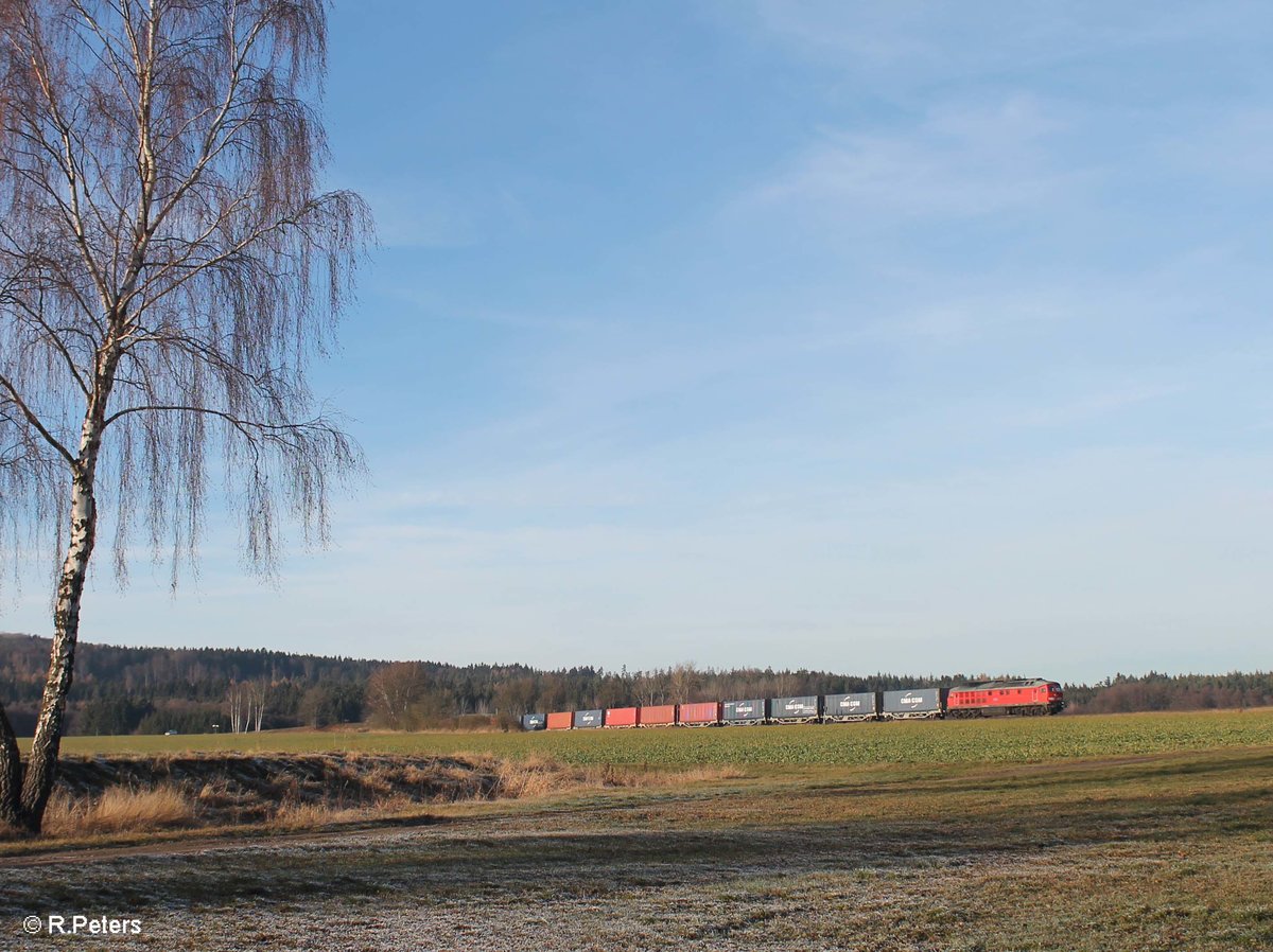 233 698 zieht den GA 47382 XTCH - Schwandorf bei Oberteich. 04.12.16