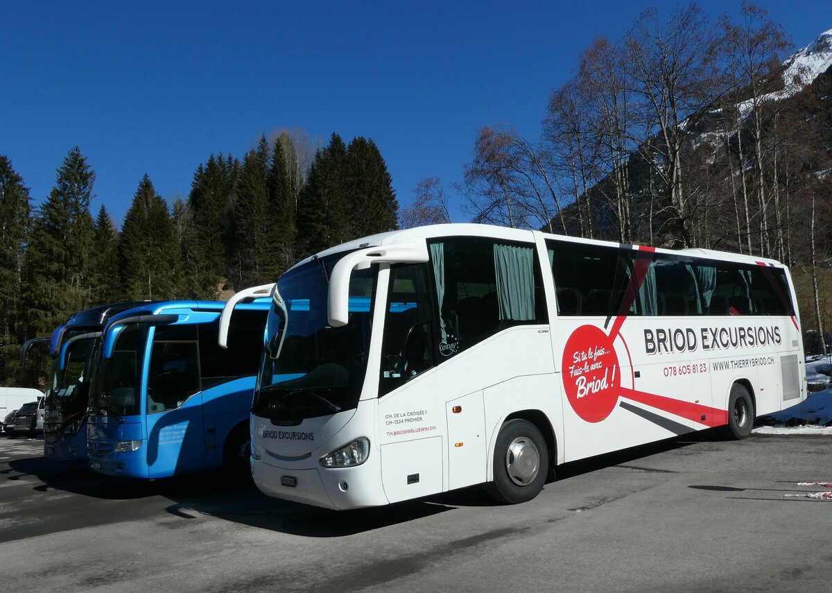 (233'194) - Briod, Premier - VD 502'890 - Scania/Irizar am 26. Februar 2022 in Champry, Petit Paradis