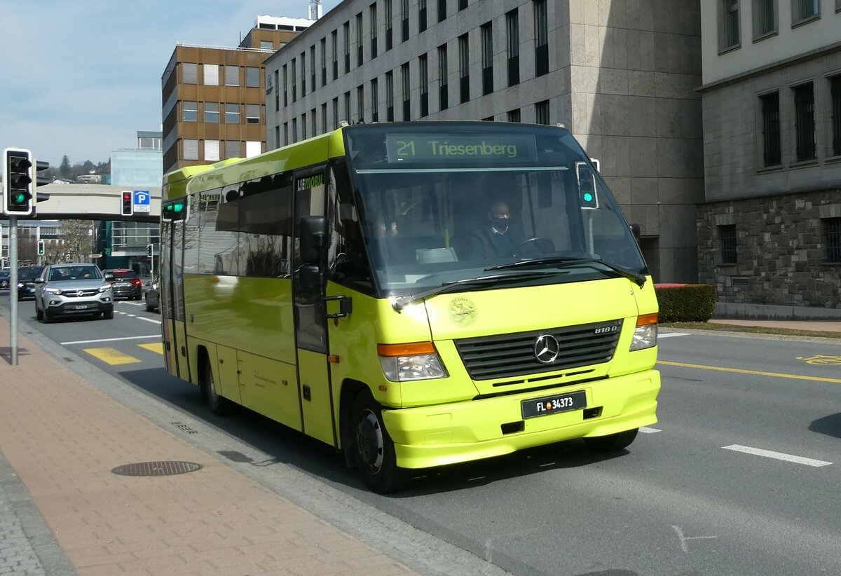 (233'540) - Schdler, Triesenberg - FL 34'373 - Mercedes/Kowex am 8. Mrz 2022 in Vaduz, Post