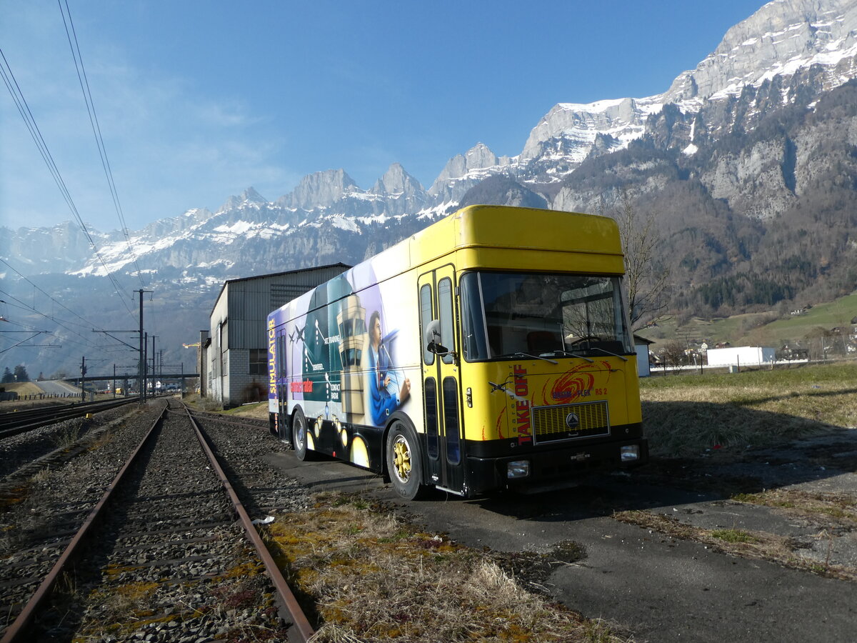 (233'571) - ??? - Saurer am 8. Mrz 2022 in Walenstadt, Sarganserstrasse (Chassis-Nr. 50'438)