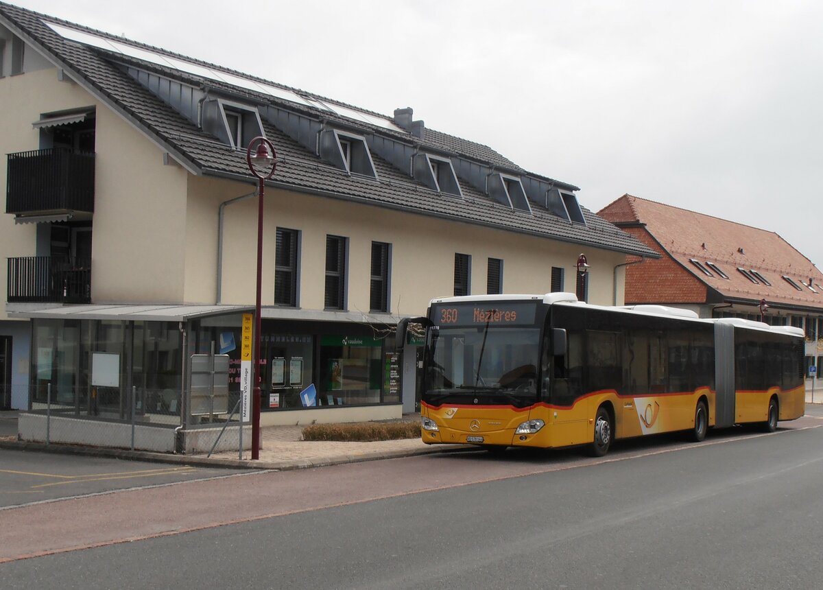 (233'939) - CarPostal Ouest - VD 578'144 - Mercedes am 13. Mrz 2022 in Mzires, Village