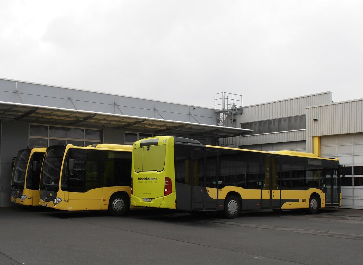 (234'179) - STI Thun - Nr. 186/BE 804'186 - Mercedes am 3. April 2022 in Thun, Garage