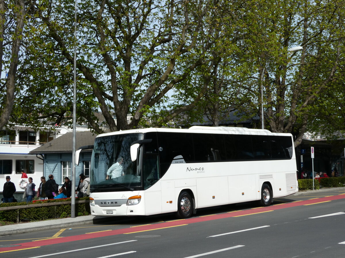 (234'484) - Nunes, Zrich - ZH 505'773 - Setra am 11. April 2022 beim Bahnhof Luzern