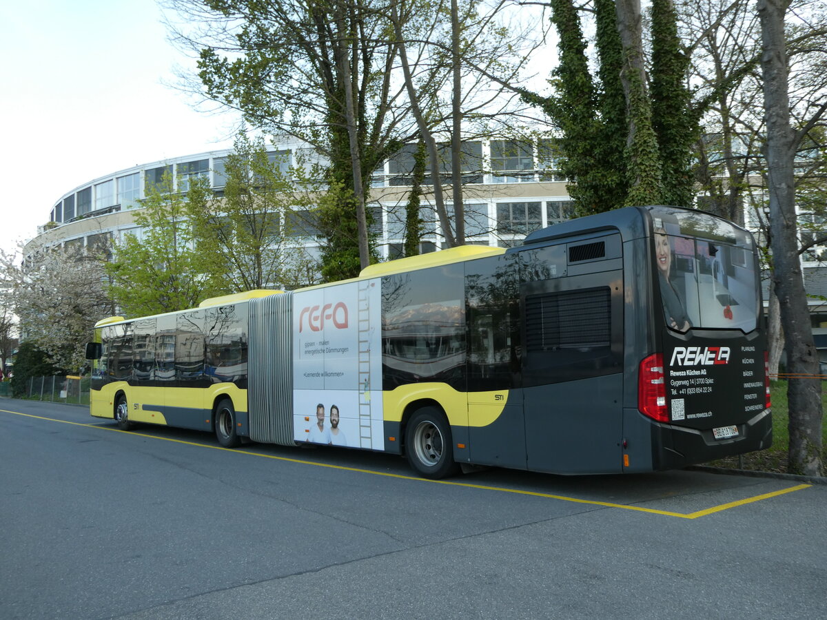 (234'627) - STI Thun - Nr. 706/BE 818'706 - Mercedes am 16. April 2022 bei der Schifflndte Thun