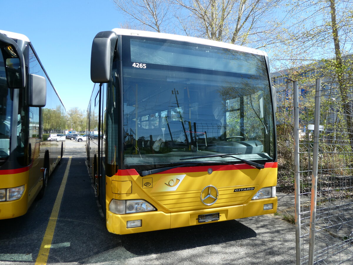 (234'729) - CarPostal Ouest - (VD 570'803) - Mercedes (ex SAPJV, L'Isle Nr. 51) am 18. April 2022 in Yverdon, Garage