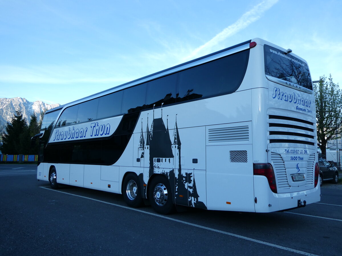 (234'783) - Straubhaar, Thun - Nr. 3/BE 206'633 - Setra am 19. April 2022 in Thun, Seestrasse