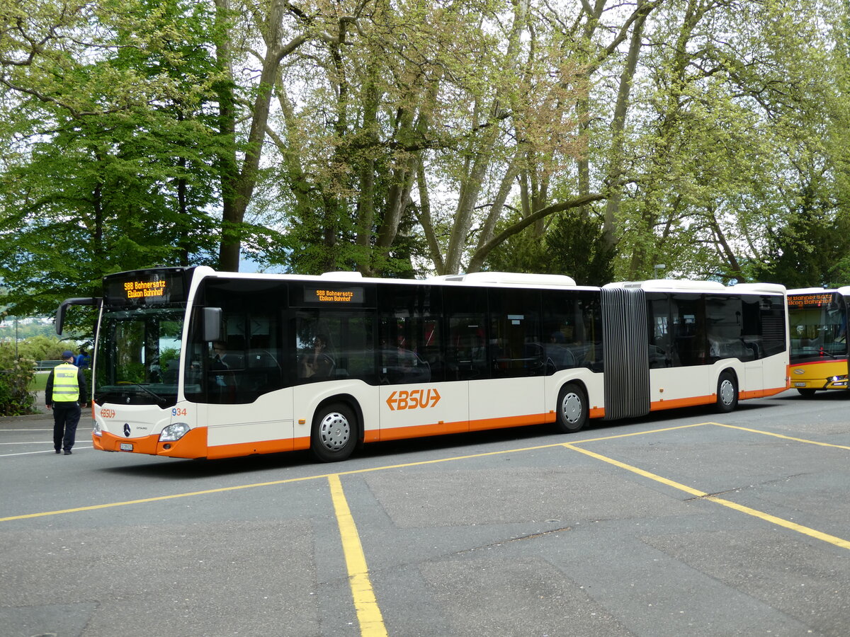 (235'219) - BSU Solothurn - Nr. 34/SO 189'034 - Mercedes am 4. Mai 2022 in Luzern, Inseli-P (Einsatz VBL Luzern Nr. 934)