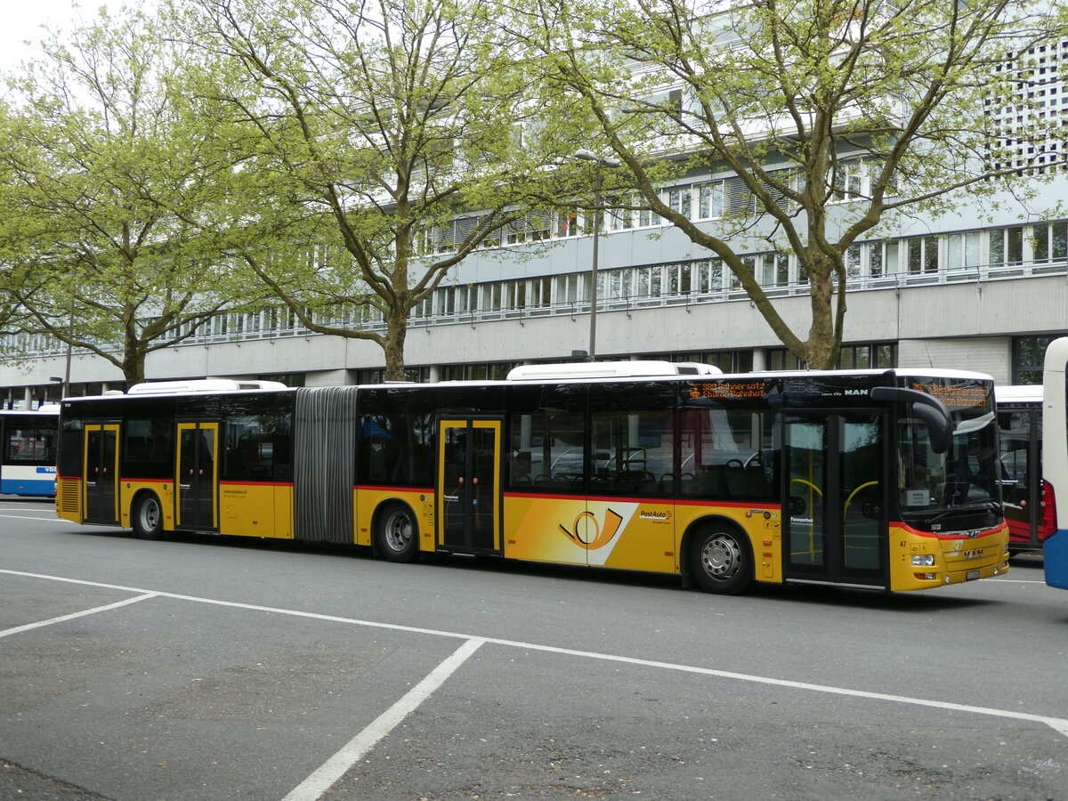 (235'228) - SB Trans, Sursee - Nr. 47/LU 243'967 - MAN am 4. Mai 2022 in Luzern, Inseli-P