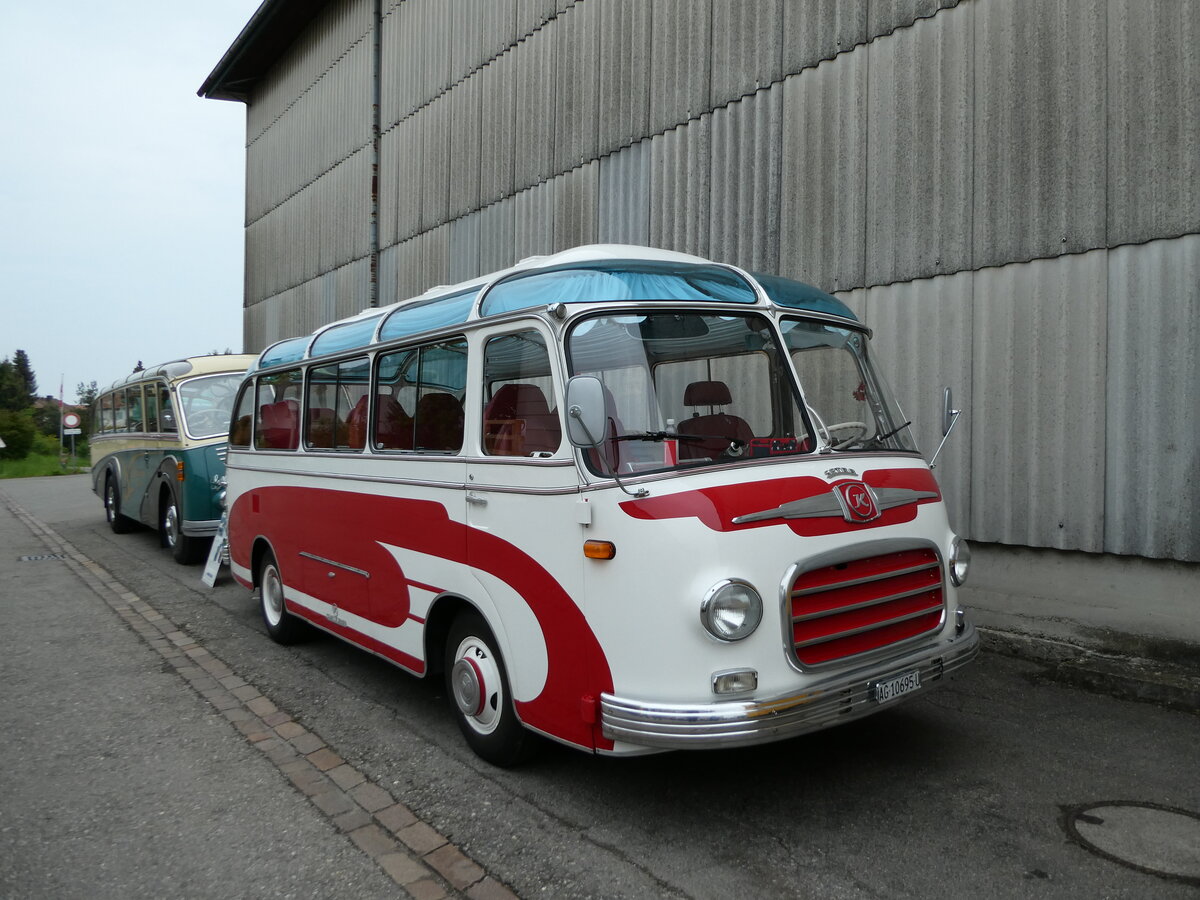 (235'278) - Oehninger, Seon - AG 10'695 U - Setra am 7. Mai 2022 in Attikon, Wegmller 