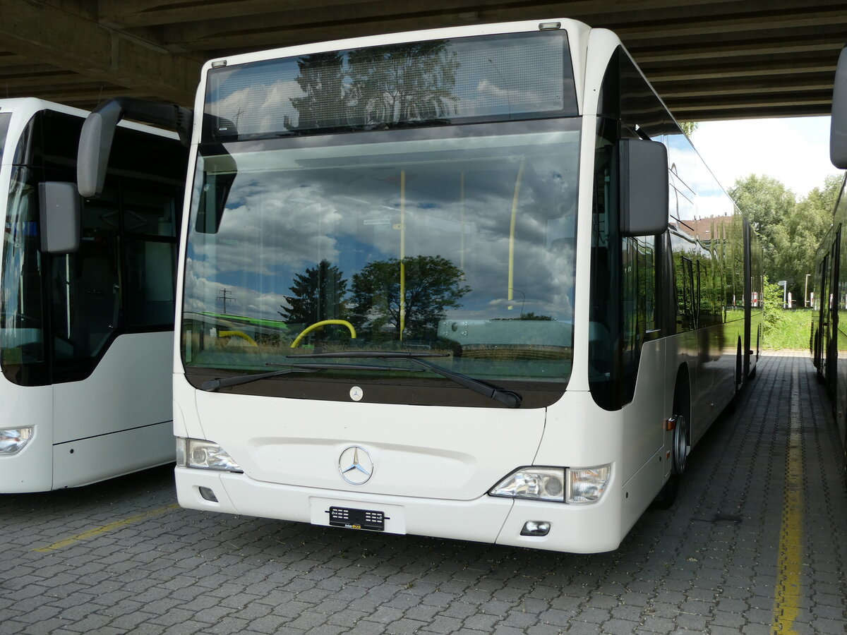 (236'500) - Interbus, Yverdon - Nr. 222 - Mercedes (ex VBL Luzern Nr. 161) am 29. Mai 2022 in Kerzers, Murtenstrasse