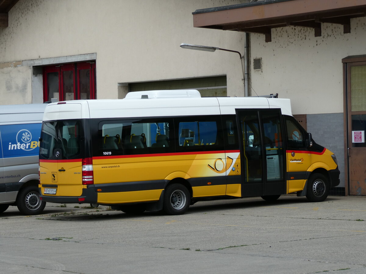 (236'959) - CarPostal Ouest - VD 603'814 - Mercedes am 6. Juni 2022 in Yverdon, Garage